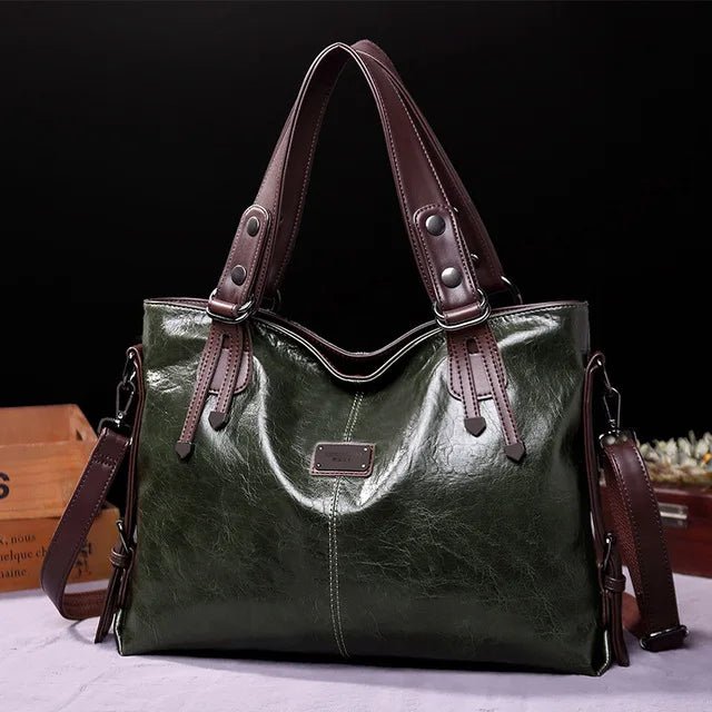 Sac à main en cuir souple pour femme, fourre-tout décontracté LA TendanceStore multi service