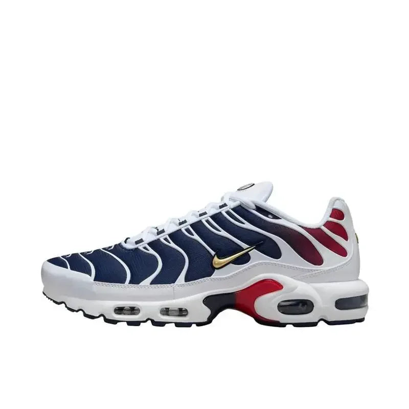 Nike-Air Max Plus TN Chaussures de Course pour Homme et Femme, Confortables, Respirantes, Antidérapantes, Coussin d'Air Durable, Noir