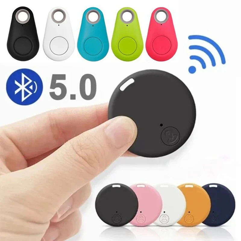 Mini localisateur GPS anti-perte, alarme, porte-clés de portefeuille, étiquette intelligente, compatible Bluetooth, porte-clés ongleur, chien, animal de compagnie, traqueur d'enfant, recherche de clé