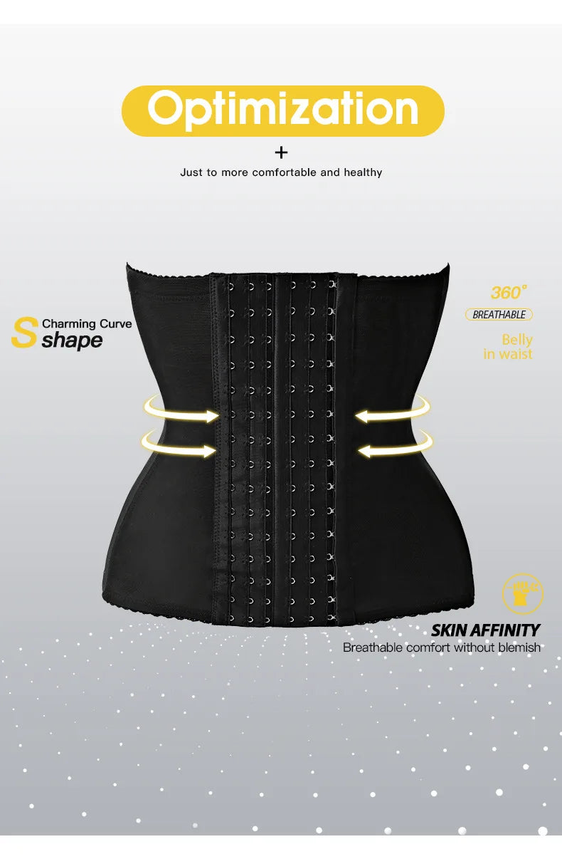 Ceinture amincissante pour la taille, gaine de maintien pour femmes, contrôle du ventre, ceinture de compression des graisses, corset ferme