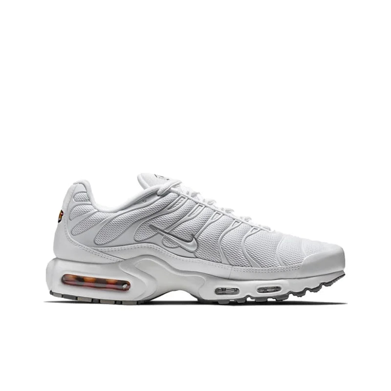 Nike-Air Max Plus TN Chaussures de Course pour Homme et Femme, Confortables, Respirantes, Antidérapantes, Coussin d'Air Durable, Noir