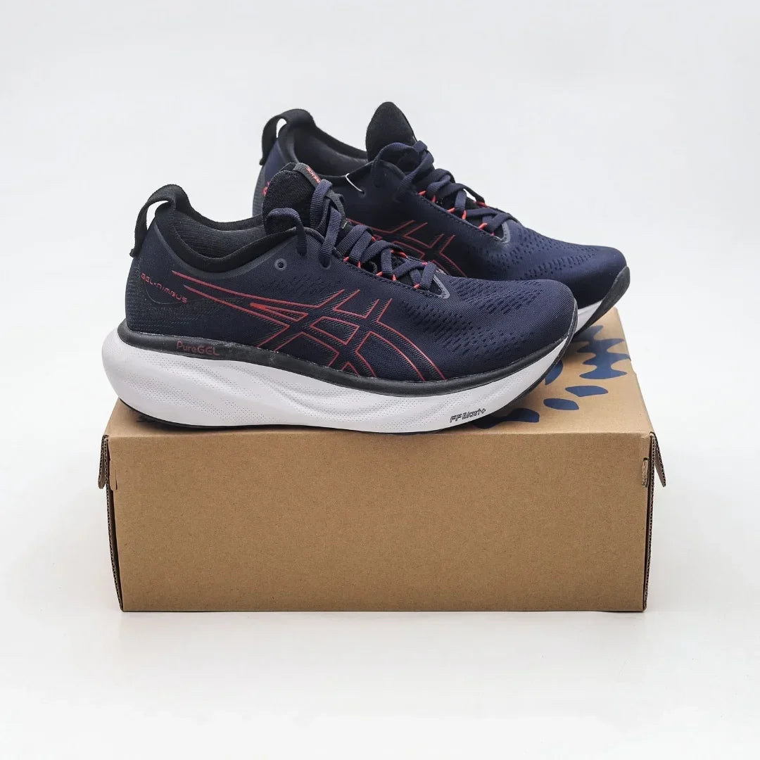 ASICS-Chaussures de course Nimbus 25 pour hommes, baskets de sport unisexes à coussin, originales