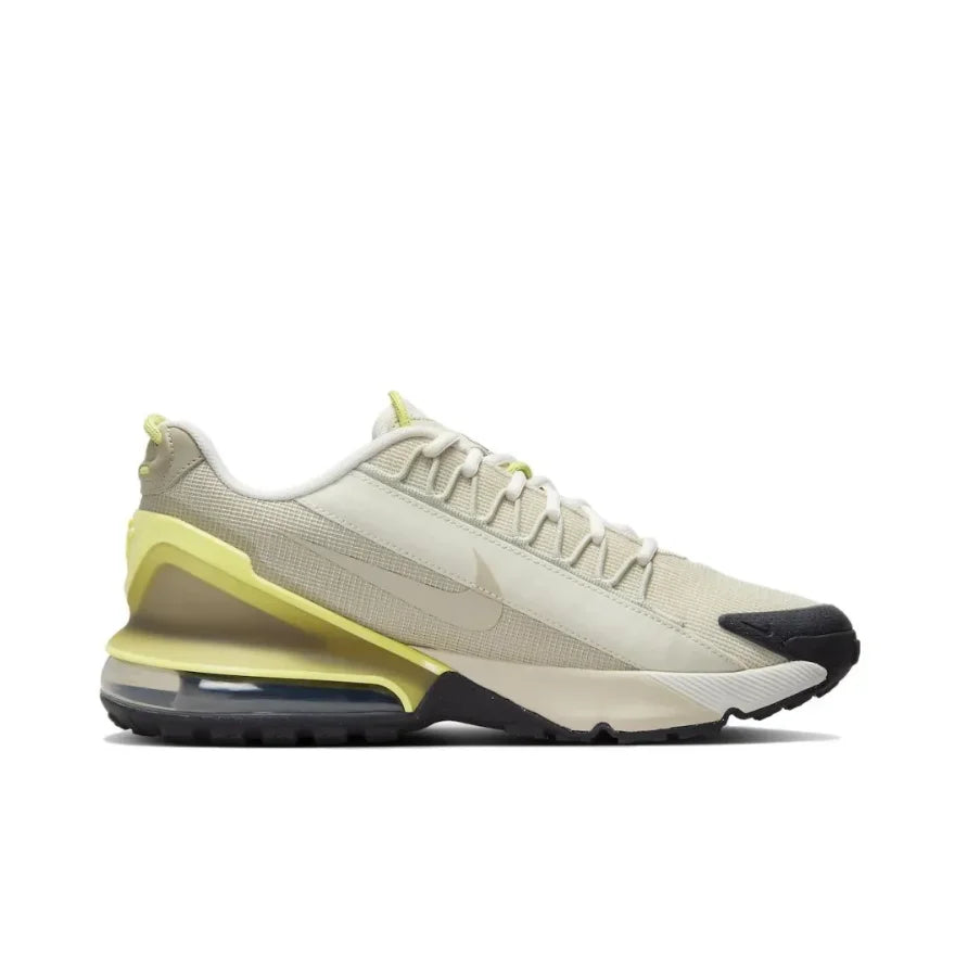 Nike-Air Max Pulse Men's Running Shoes, Casual, Comfortable, Shock Absorbing Sneakers, White and Black Colors, New Collection