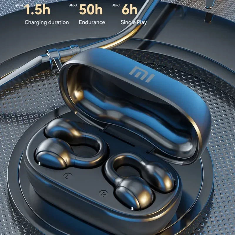 Xioami M47 Wireless Bluetooth Earphones Charging Headset Noise Reduction Sophia Conduction Sports Headphones with Free Mic ata jia