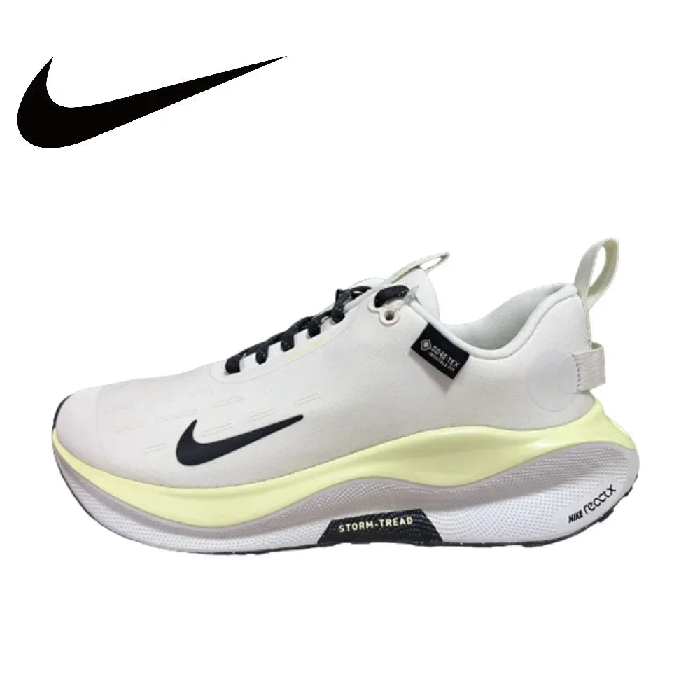 NIKE-Chaussures de course React Extron Run, Fly107 4 Gore-Tex, pour homme et femme, souliers de course basses, couleur blanche et jaune, nouvelle collection