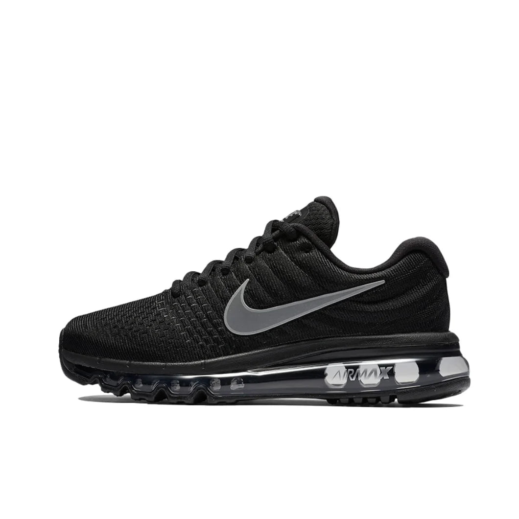 Nike-Air Max 2017 baskets basses pour hommes et femmes, chaussures de course décontractées, couleur noire, confortables et à la mode