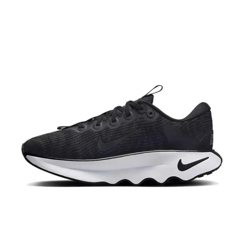 Nike-Casual Running Shoes, Low-Top Sneakers, Comfortable, Coordinating, Black, Original, Motiva