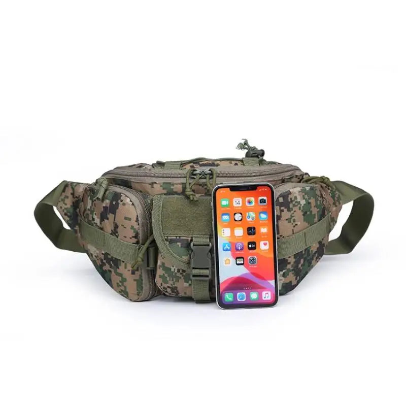 Men's Outdoor Waterproof Nylon Waist Bag Cell Phone Belt Bag Jump Bags Molle CamSolomon Hunting Hiking Climbing