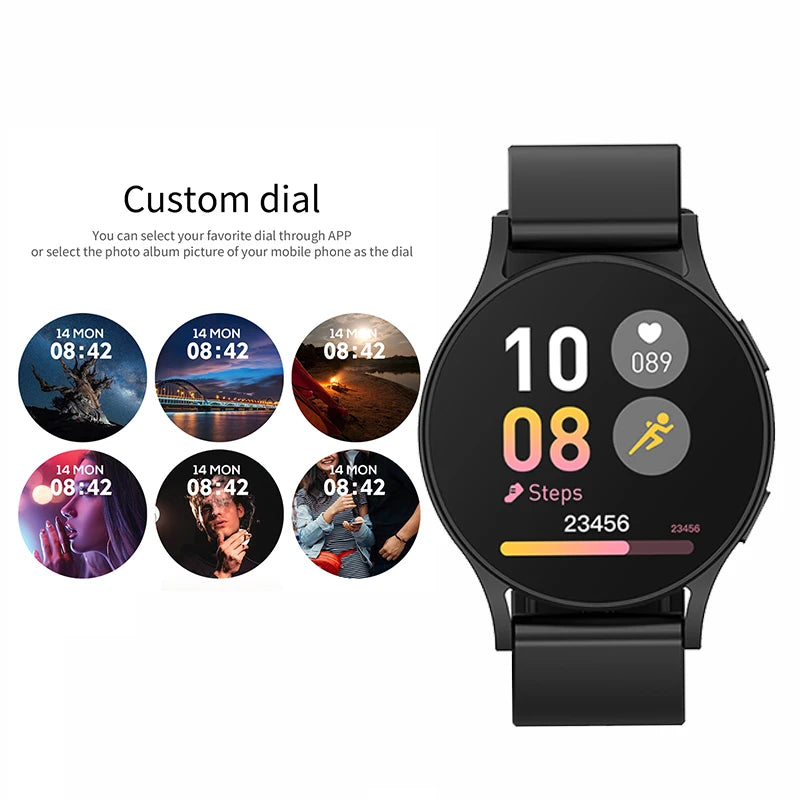 New Smart Watch 6 for Men and Women, 1.44 inch Screen, Bluetooth Call, Heart Rate and Health Monitoring, Updates for Sunxing 6 Pro Watches