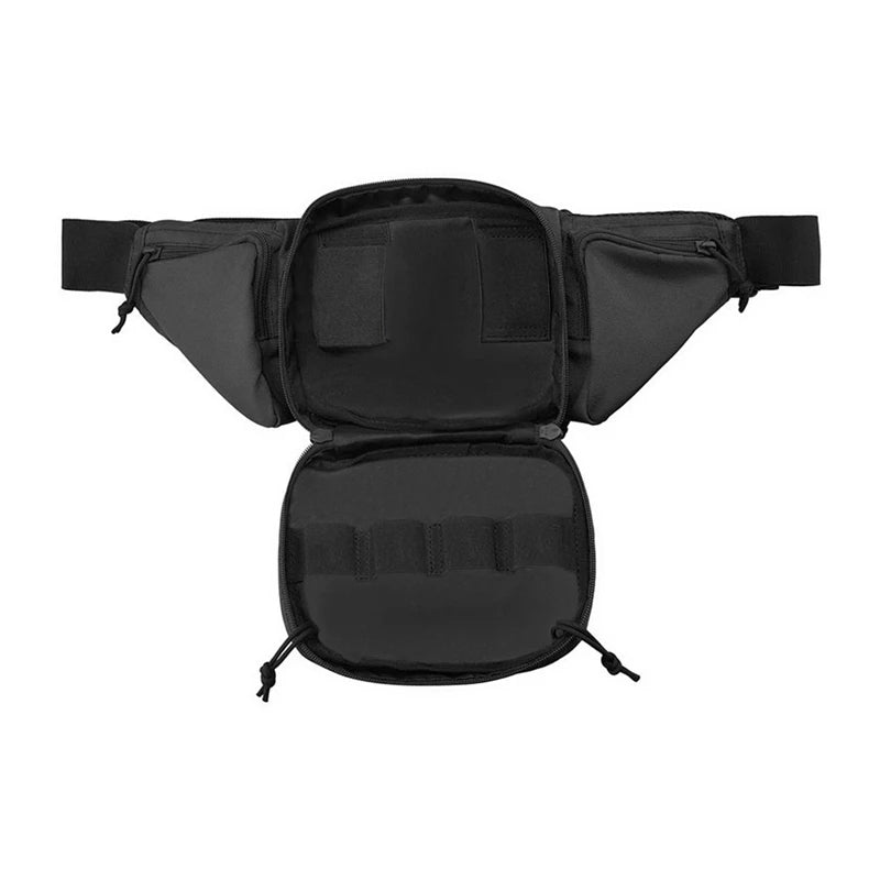 DulWaist Military Fanny Pack, Sling Bag, Outdoor Chest Assault Pack, Concealed Carry Holster