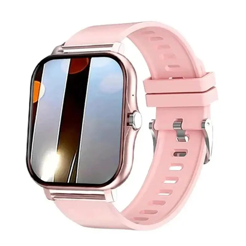 Montre intelligente 2024 pour téléphone Android, écran couleur 1,44 pouces, appel Bluetooth, surveillance de l'oxygène sanguin/la pression artérielle, montre intelligente pour femmes et hommes.