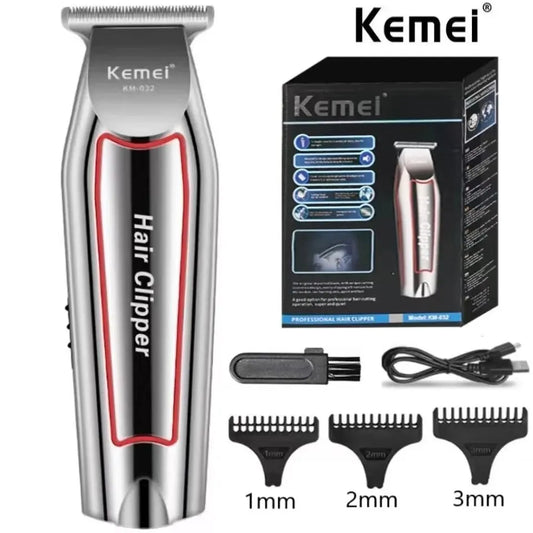 KEMEI Professional Hair Clipper, Electric Beard Trimmer for Men, Hair Trimmer, Hair Cutting Machine, Grooming Kit KM-032