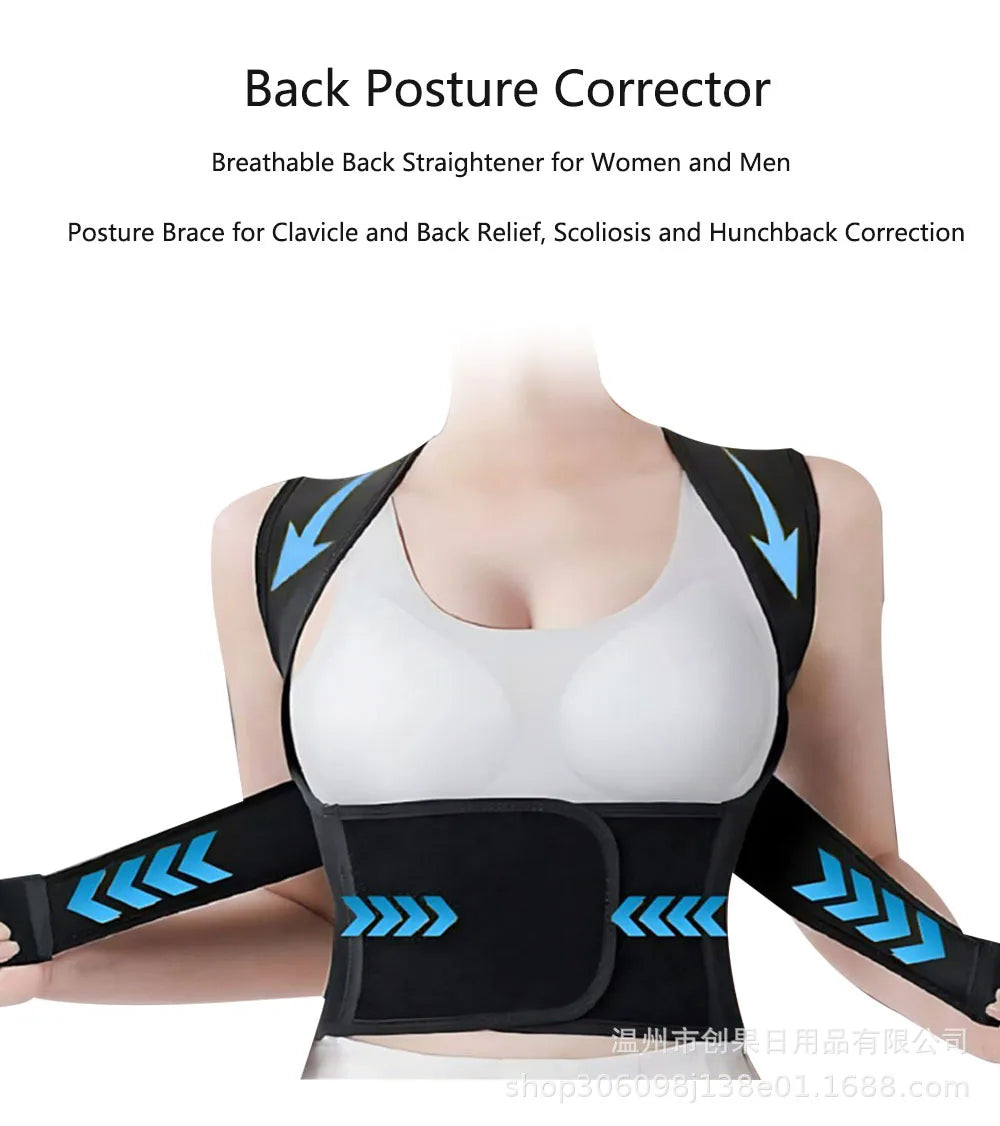 Back Brace Posture Corrector for Women and Men, Shoulder Straightener Adjustable Full Back Support Upper and Lower LA TendanceStore multi service