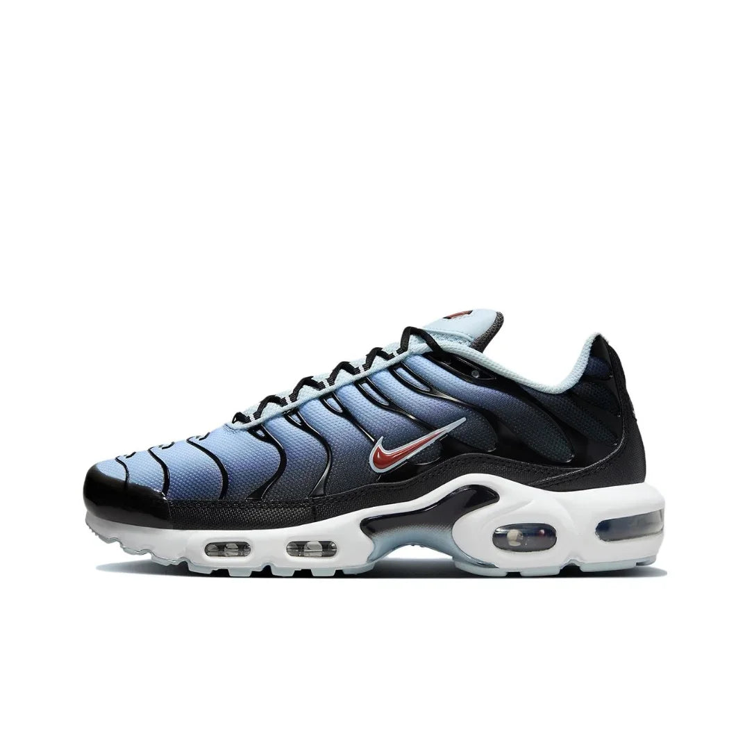 Nike-Air Max Plus TN Retro Low Men's Original Running Shoes Comfortable Shock Absorption Casual Sneakers Blue Black Turning