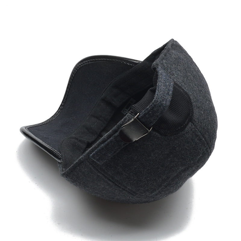 Casquette snapback pour hommes avec cache-oreilles, gorras pour hommes