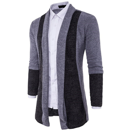 Cardigan en tricot pour hommes, manteau décontracté