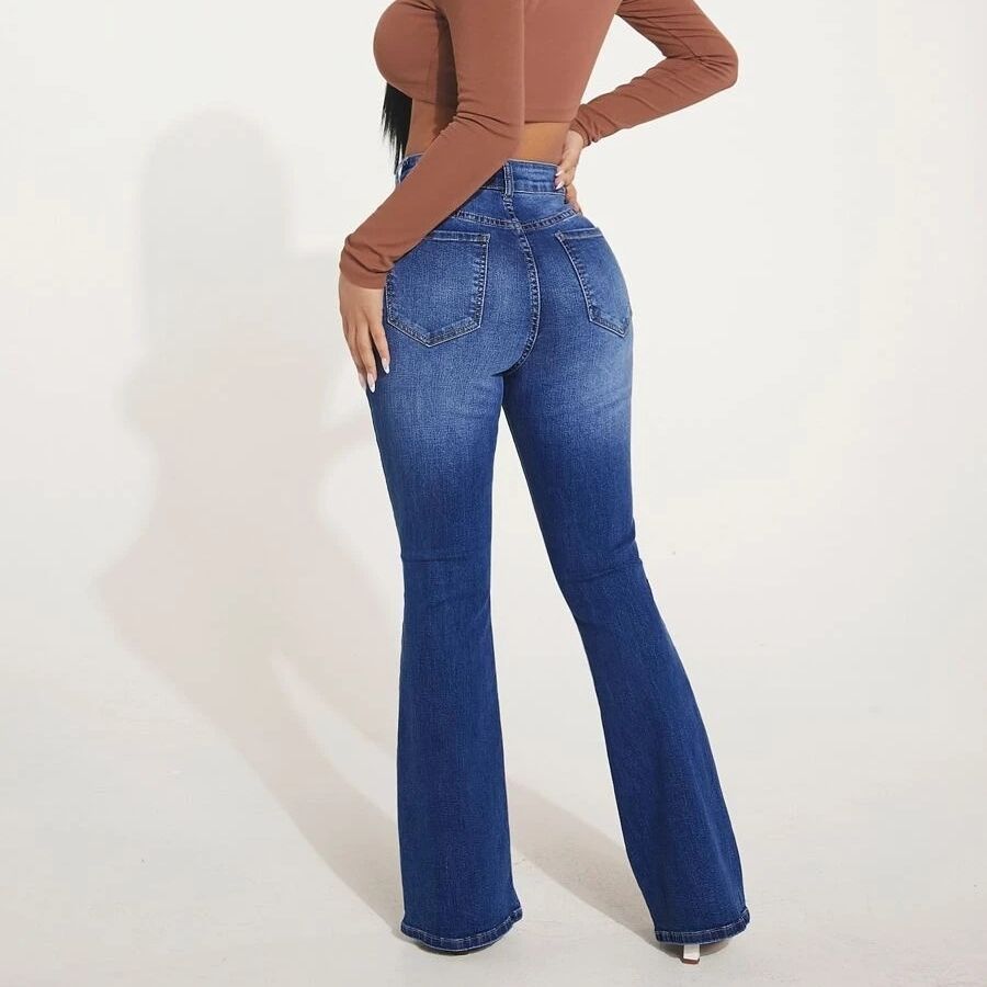 Jeans skinny taille haute stretch clinch