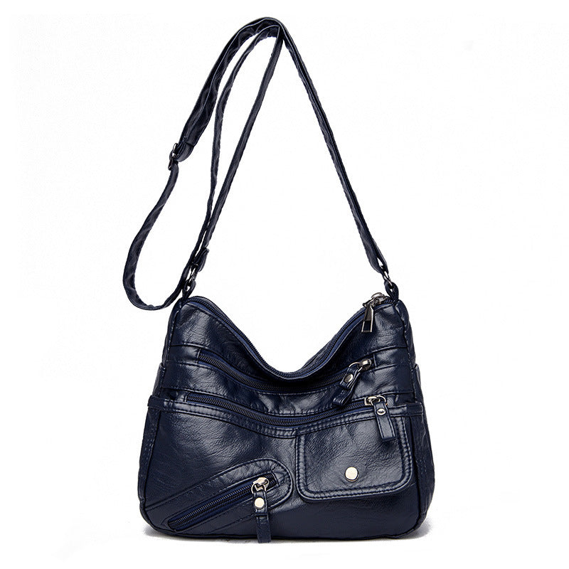 Women's Retro Medium Size PU Handbag