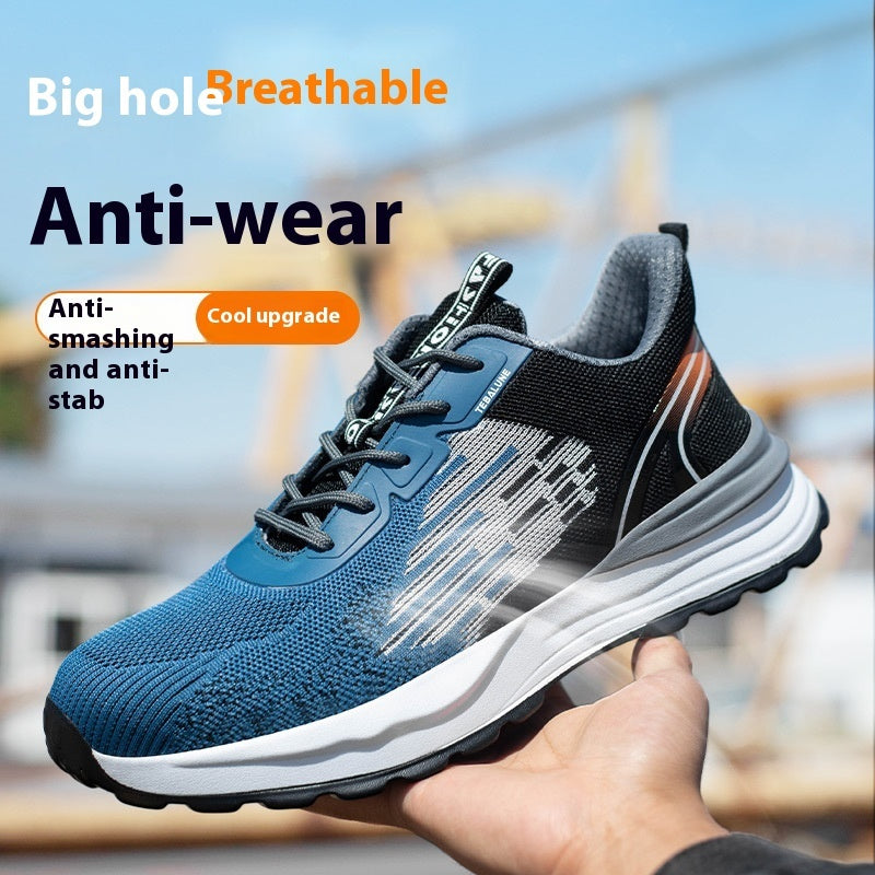 Men's lightweight, breathable, wear-resistant and non-slip work shoes