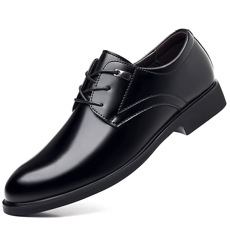 Chaussures en cuir véritable pour hommes, grande taille, tenue formelle