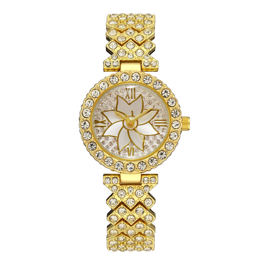 Creative Gift Set for Women: Starry Diamond Bracelet Watch Fashion Temperament