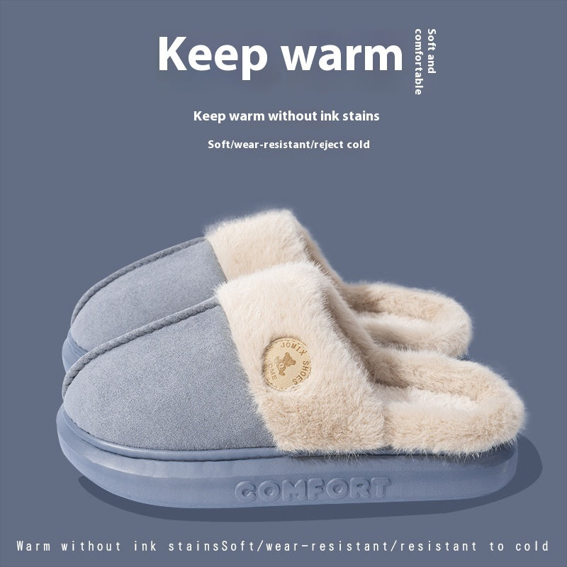 Plush slippers for women and men