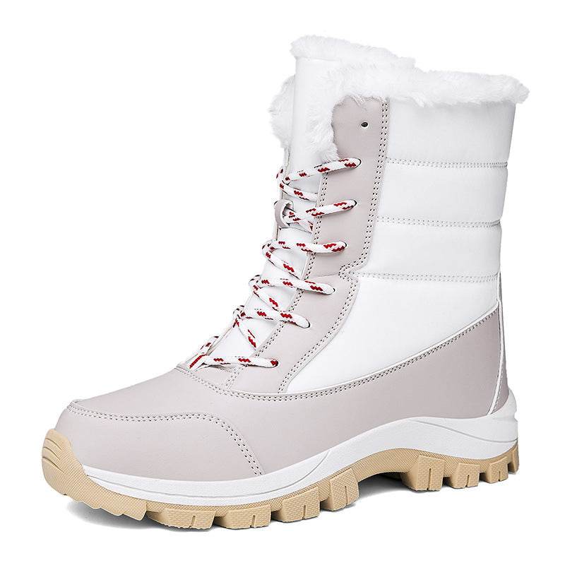 Bottes de neige en coton chaud doublées de velours, chaussures rembourrées de coton - LA TendanceStore multi service