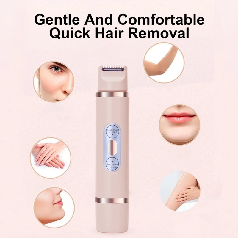 Double Head Electric Shaver for Women, Painless Epilator