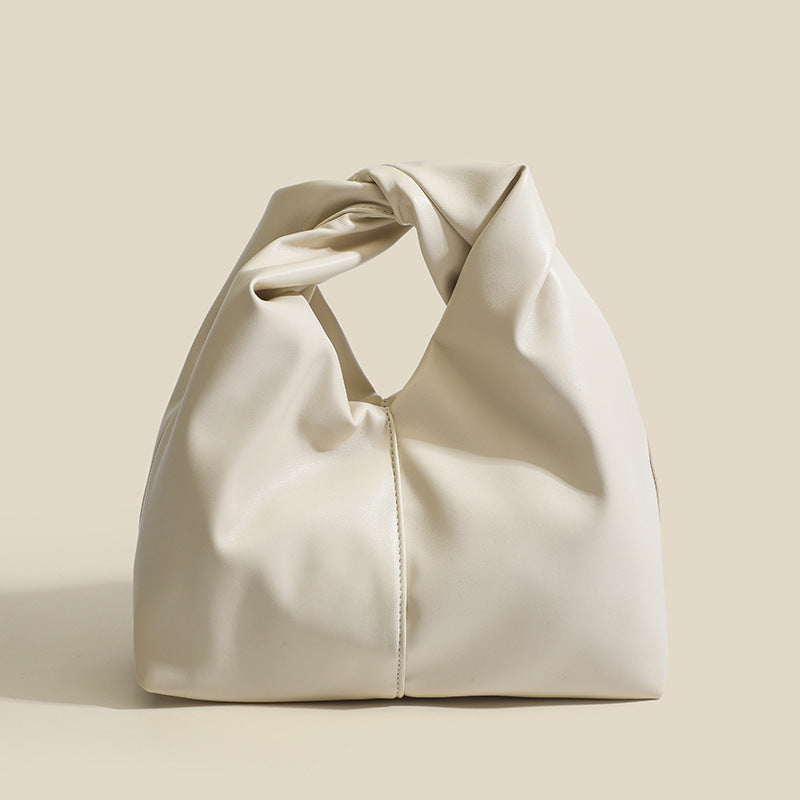 Sac à boulettes de style coréen avec design plissé texturé et forme de nuage