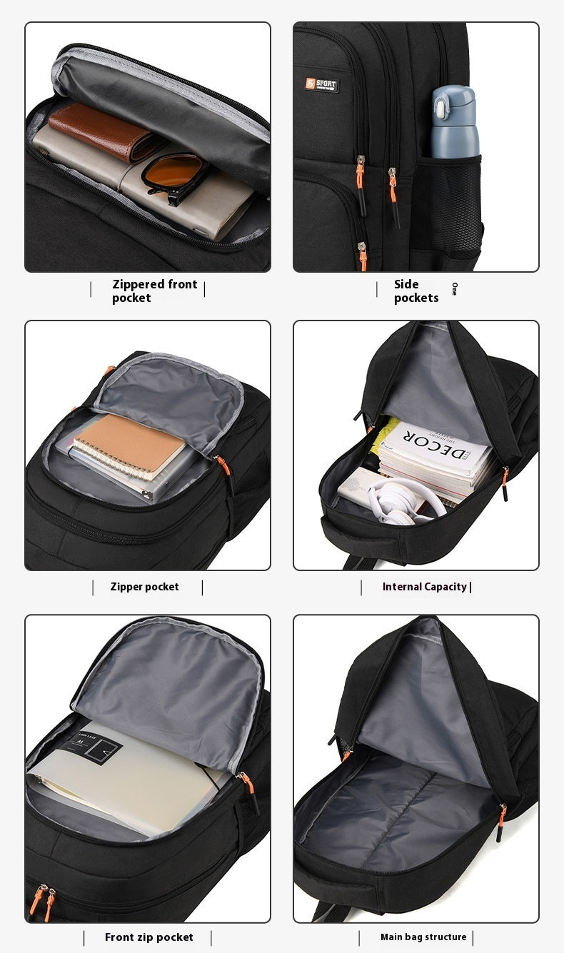 Men's backpack large capacity outdoor casual computer business college students backpack