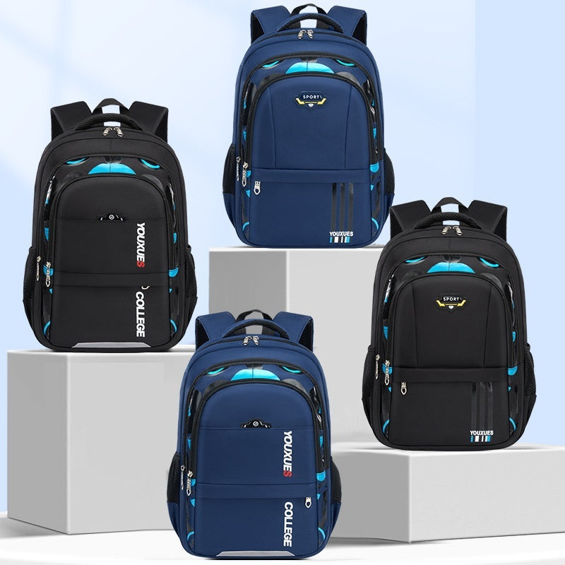 Simple, waterproof, multi-compartment, large capacity backpack