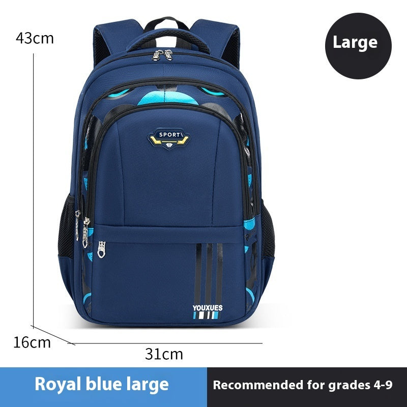 Simple, waterproof, multi-compartment, large capacity backpack