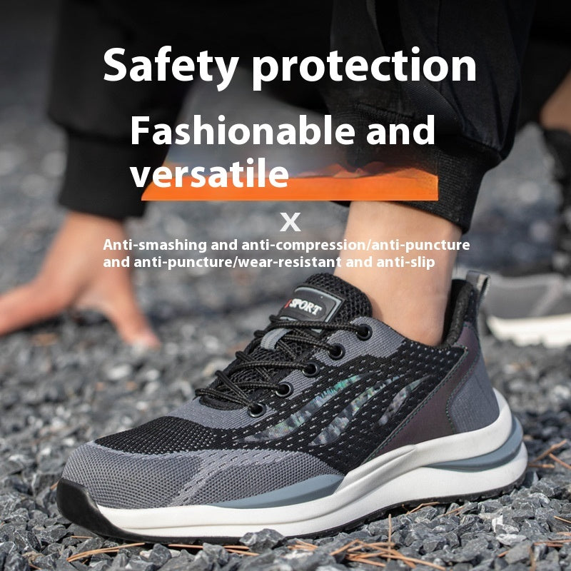 Men's Insulated Electrician Safety Shoes, Anti-Crushing and Anti-Puncture