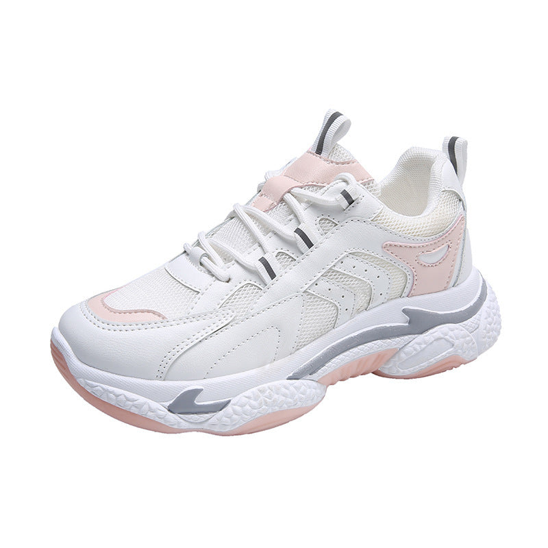 Women's Simple Breathable Mesh Platform Casual Sports Shoes