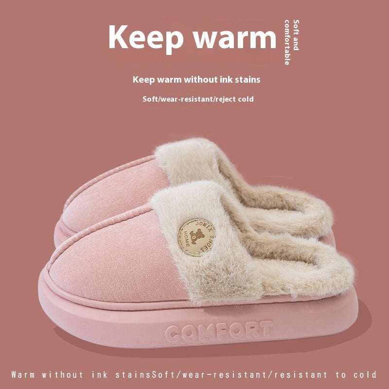 Plush slippers for women and men