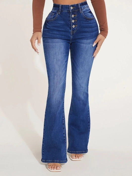 Jeans skinny taille haute stretch clinch