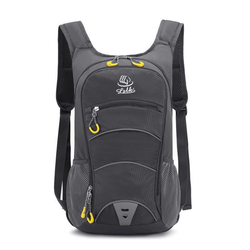 Outdoor cycling bag, portable hydration bag, load reduction