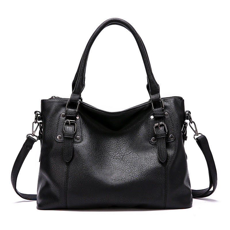 New European and American style retro single shoulder bag for women large capacity"