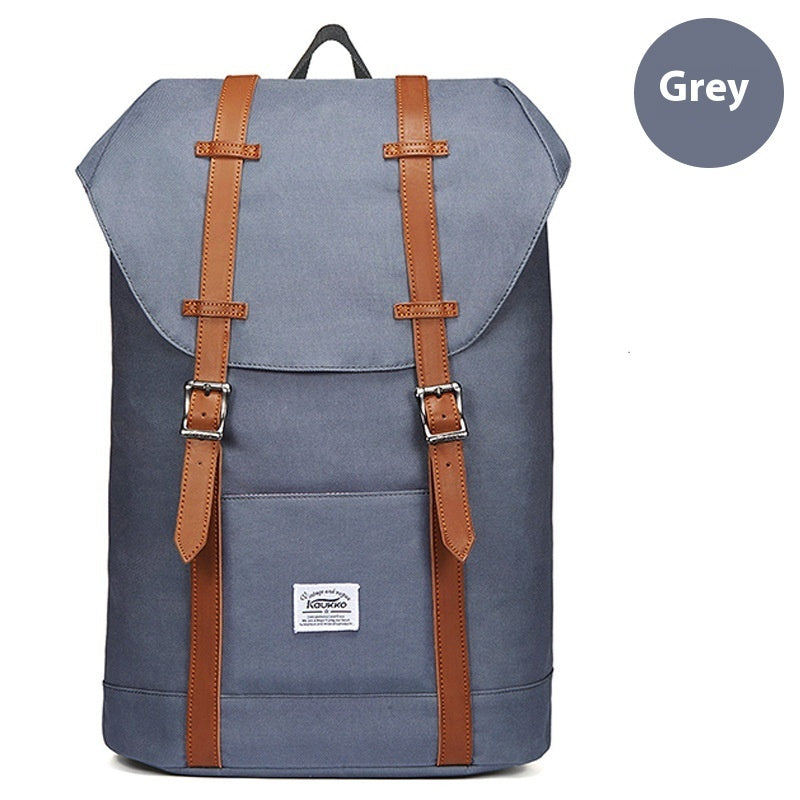 Outdoor Oxford Linen Backpack for Men Women College Students Travel Mountaineering