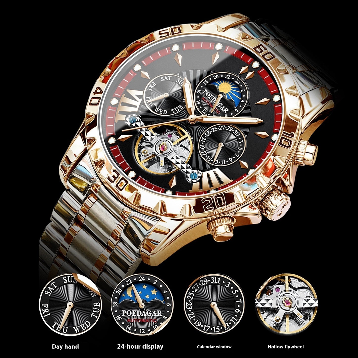 New automatic mechanical watch for men