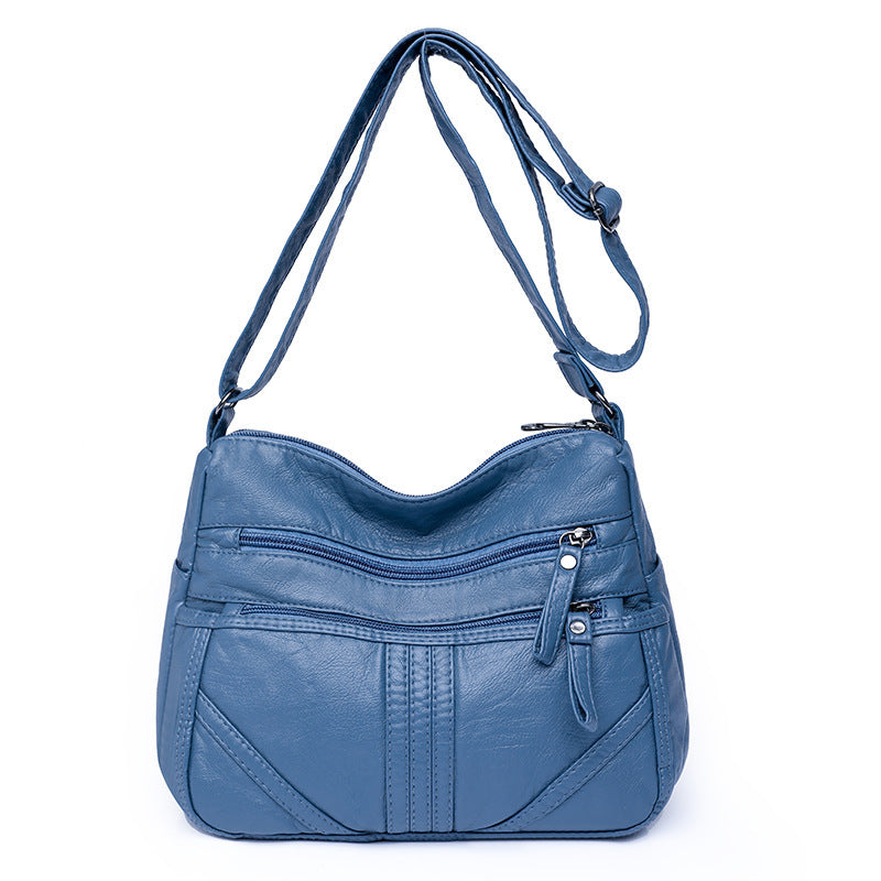 Women's Large Capacity Soft Leather Shoulder Bag