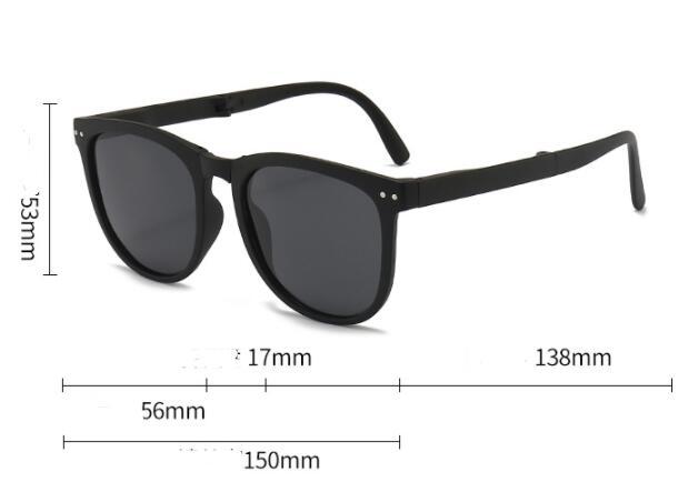 Fashion Foldable Sunglasses for Women, TR Polarized Sunglasses