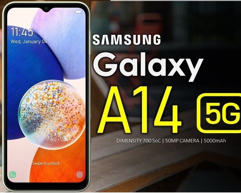 Samsung Galaxy A14 5G 64GB -noir reconditionné à neuf en boite LA TendanceStore multi service